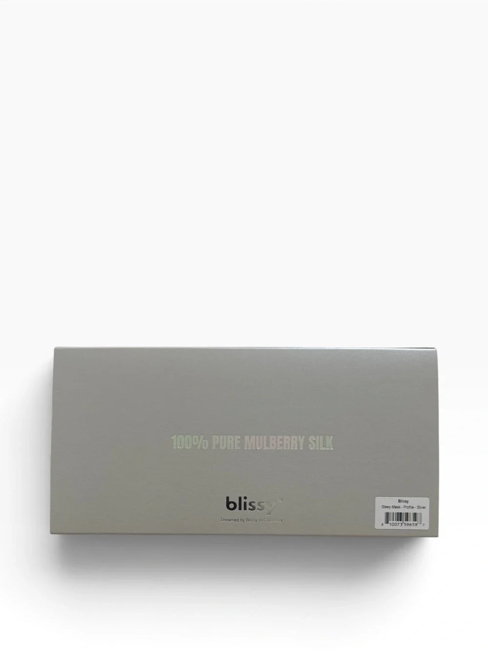Blissy Profile Satin Sleep Mask with Storage Pouch